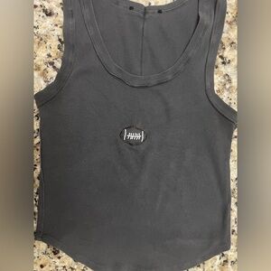 Beaded Embroidered Football Tank
